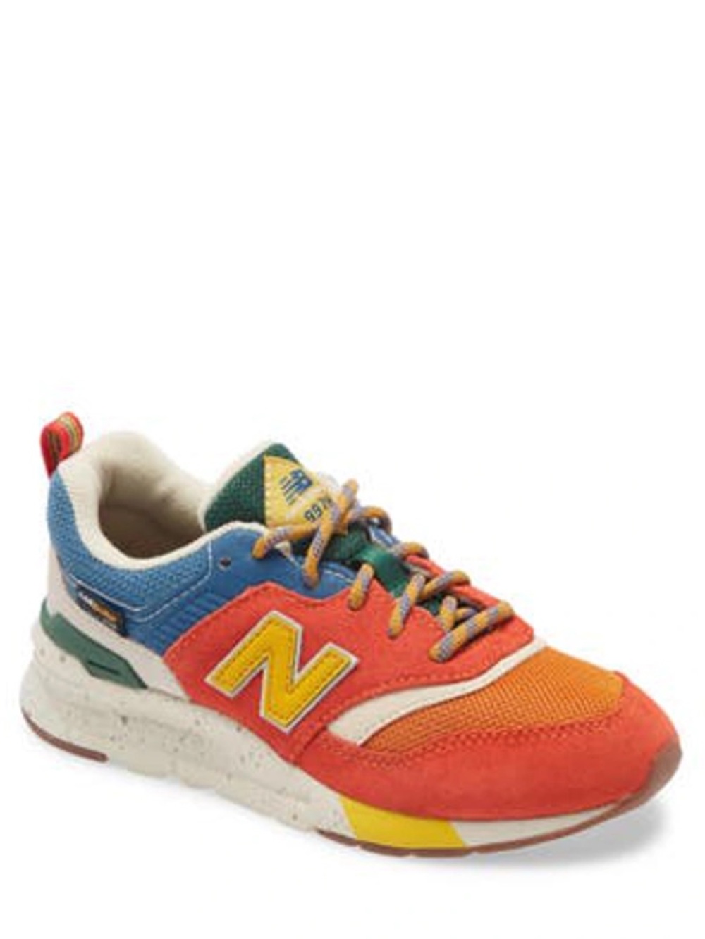New Balance Kids 997h Sneaker Vintage Orange Youth Size 5